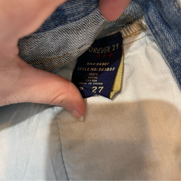 Y2K Forever21 Vintage Mini Skirt Size 27 - Picture 3 of 7